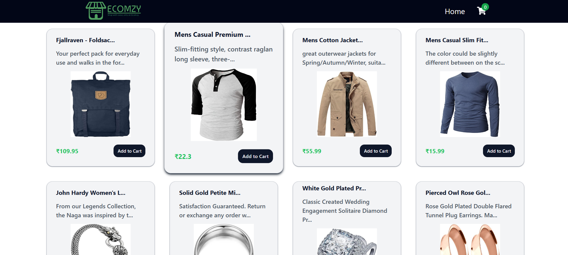 Ecomzy Project
